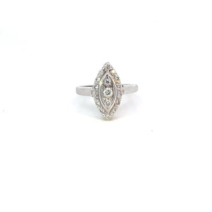 ANILLO EN ORO BLANCO CON DIAMANTES