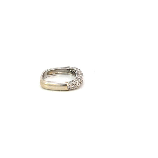 ANILLO EN ORO BLANCO CON DIAMANTES