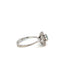 ANILLO EN ORO BLANCO CON DIAMANTES Y ESMERALDA