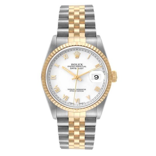 ROLEX DATE JUST 36MM ACERO Y ORO MARILLO PULSO JUBILEE