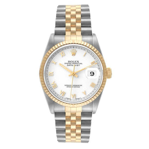 ROLEX DATE JUST 36MM ACERO Y ORO MARILLO PULSO JUBILEE