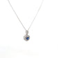 COLLAR CON ZAFIROS Y DIAMANTES