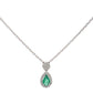 COLLAR DE ESMERALDA CON DIAMANTES