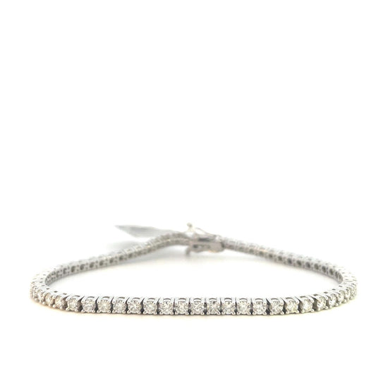 PULSERAS TENNIS EN ORO BLANCO CON DIAMANTES