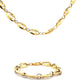 SET DE PULSERA Y GARGANTILLA EN ORO AMARILLO