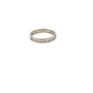 ANILLO EN ORO BLANCO CON DIAMANTES