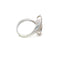 ANILLO EN  ORO BLANCO CON DIAMANTES