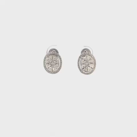 ARETES STUD CON DIAMANTES