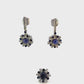 SET DE  ZAFIROS Y DIAMANTES