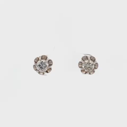 ARETES CON DIAMANTES