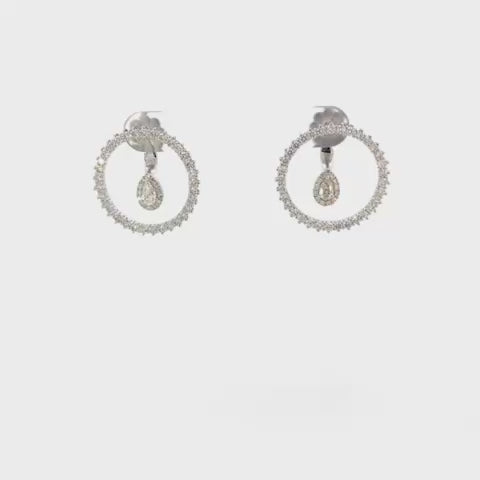 ARETES CON DIAMANTES