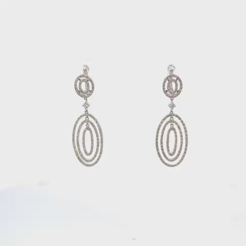 ARETES CON BRILLANTES