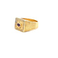 ANILLO DE CABALLERO CON DIAMANTES Y RUBÌ