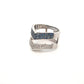 ANILLO DE DAMA CON DIAMANTES Y ZAFIROS